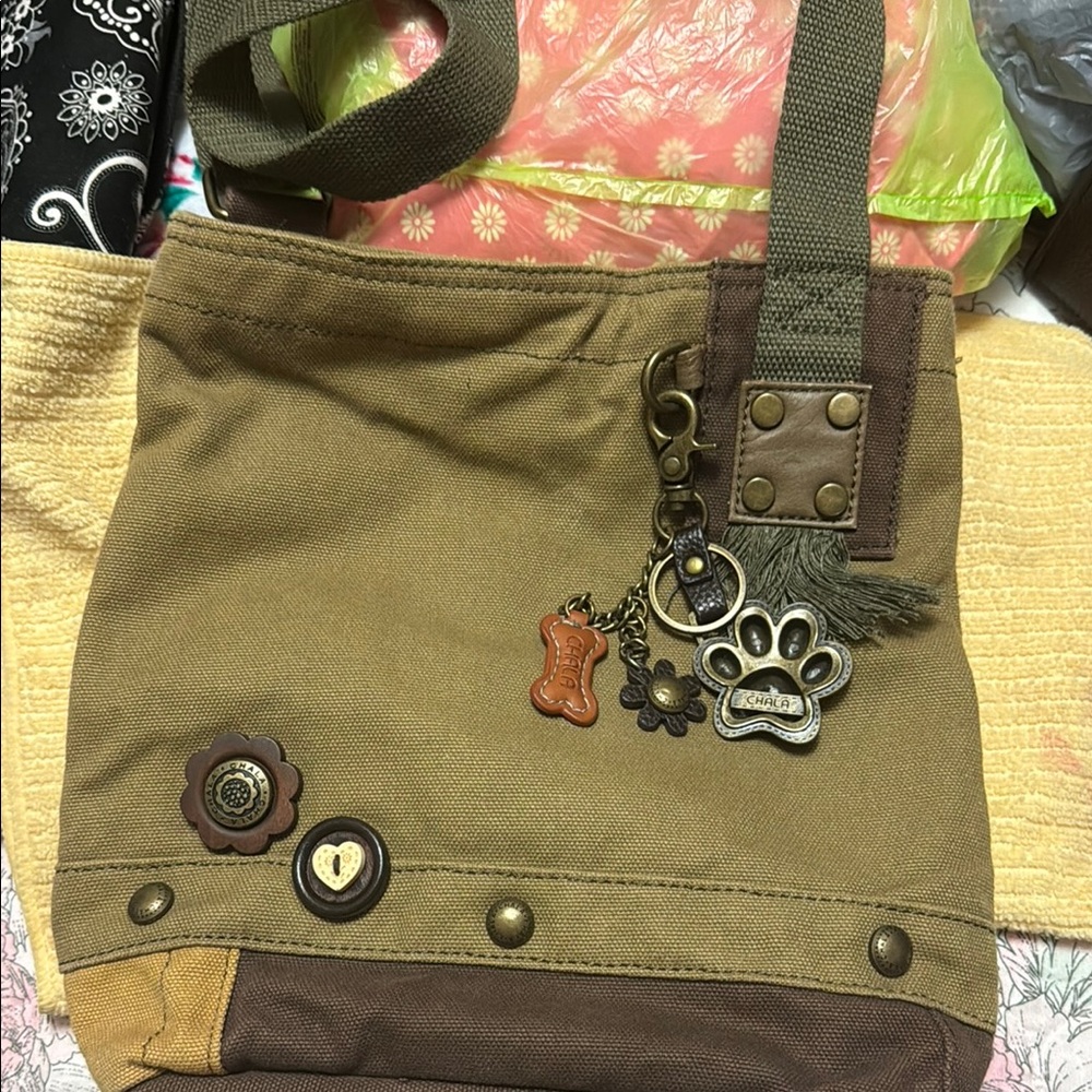 Casual Tan Canvas Tote Bag